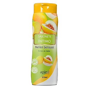 Sabonete Líquido íntimo Feminino 210ml Apinil Cosméticos - Melão