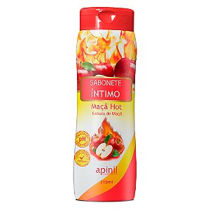 Sabonete Líquido íntimo Feminino 210ml Apinil Cosméticos - Maçâ Hot