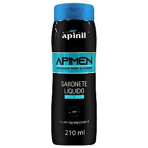 Apimen Sabonete Líquido Masculino Ação Refrescante 210 Ml Apinil
