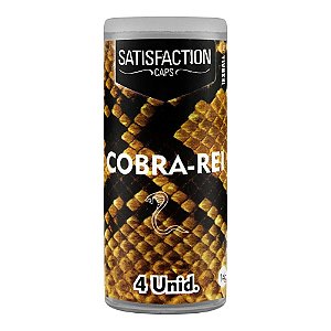 Bolinha Cobra Rei Para Massagem Corporal 4 Unidades Satisfaction Caps