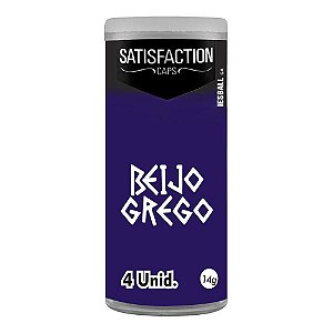 Bolinha Funcional Beijo Grego 4 Unid Satisfaction Caps
