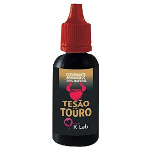 Tesão De Touro Gotas Afrodisíacas 20ml K-lab