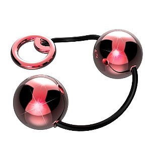 Bolas Tailandesas Ben-wa Metal Hard - Vermelho