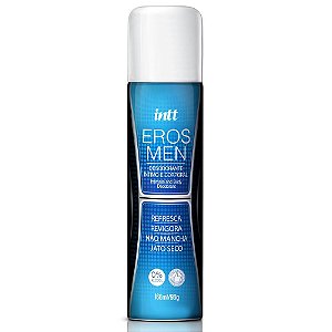 Eros Men Desodorante íntimo Masculino Jato Seco 166ml/90gr Intt