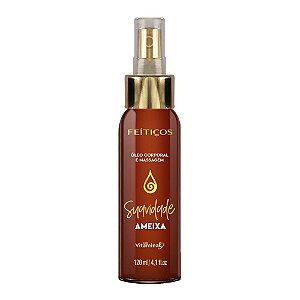 óleo Em Spray Para Massagem Corporal Com Vitamina D 120ml Feitiços - Ameixa