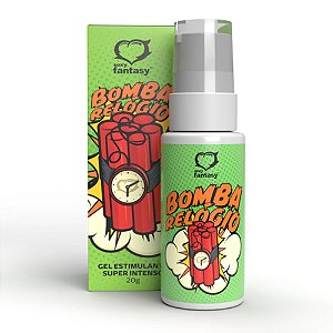 Bomba Relógio Gel Estimulante Super Intenso 20g Sexy Fantasy