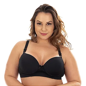 Sutiã Liso Plus Size Reforçado Patitex