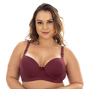Sutiã Liso Plus Size Reforçado Patitex