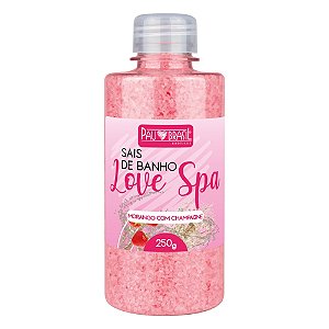 Love Spa 250g Sais De Banho Com Fragrância Afrodisíaca Pau Brasil - Morango Com Champanhe