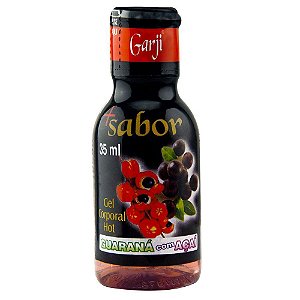 + Sabor Hot Gel Comestível 35ml Garji - Guaraná Com Açaí