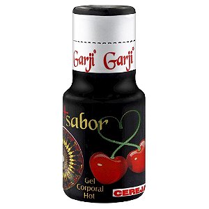 + Sabor Hot Gel Comestível 15ml Garji - Cereja