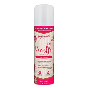 Desodorante íntimo Aerosol Jato Seco Feminino 90g Linha Essence La Pimienta - Vanilla (Baunilha)