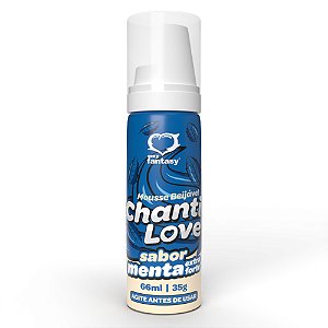 Chanti Love Mousse Corporal Beijável 66ml/25g Sexy Fantasy - Menta