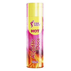 Gel Hot Beijável Para Massagem 15ml For Sexy - Algodão Doce