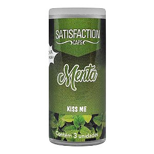 Bolinhas Beijáveis Kiss Me Satisfaction Caps - Menta