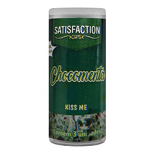 Bolinhas Beijáveis Kiss Me Satisfaction Caps - Chocomenta