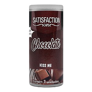 Bolinhas Beijáveis Kiss Me Satisfaction Caps - Chocolate