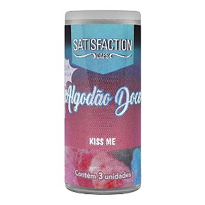 Bolinhas Beijáveis Kiss Me Satisfaction Caps - Algodão Doce