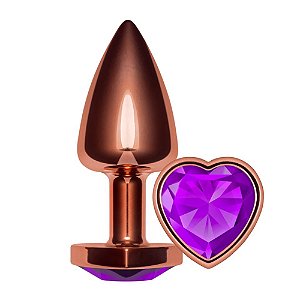 Plug Anal Coração Unique Rose La Pimienta - Lilas
