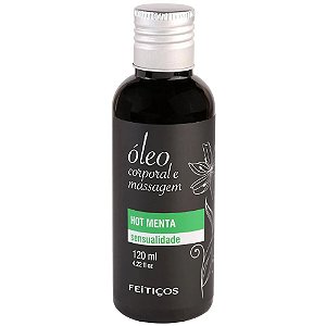 óleo Aromático Para Massagem 120ml Feitiços - Menta