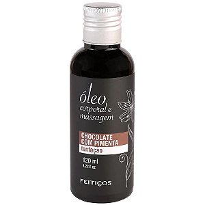 óleo Aromático Para Massagem 120ml Feitiços - Chocolate Com Pimenta