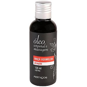 óleo Aromático Para Massagem 120ml Feitiços - Maçã Vermelha