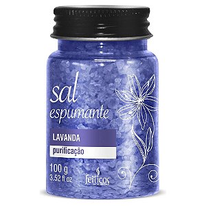 Sais Espumantes Aromáticos 100gr Feitiços - Lavanda