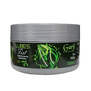 Lubes Fist 300g Aromático Lubrificante Corporal Extra Deslizante Garji - Menta