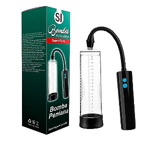 Bomba Peniana Automática 5 Super Forte Recarregável Sexy Import