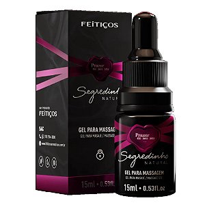 Segredinho Lubrificante íntimo Tradicional 15ml Feitiços