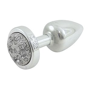 Plug Less P Cromado Com Pedra Cravejada Hard - Cromado