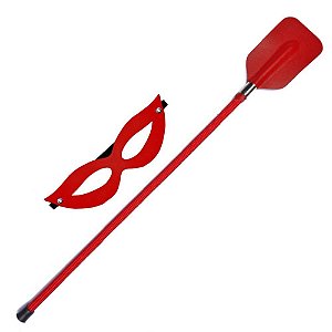 Kit Tiazinha Com Chibata Retangular Dominatrixxx - Vermelho