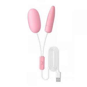 Cápsula Vibratória Usb Com 2 Bullets Com 12 Modos De Vibração Vip Mix