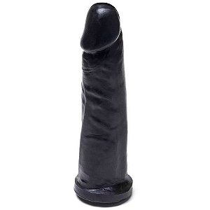 Prótese Maciça 17 X 3,5cm Prazer E Cia - Preto