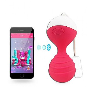Bullet Para Pompoarismo Com 10 Modos De Vibrações Recarregável Vipmix - Pink