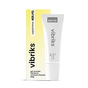 Vibriks Gel Sensorial Beijável Vibrante 6,5g Linha Rapidinhas Kalya