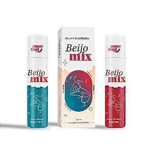 Beijo Mix Gela E Vibra Esquenta 14gr Pepper Blend