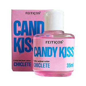 Candy Kiss Calda Beijável 35ml Feitiços - Chiclete