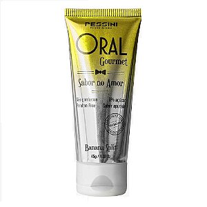 Oral Gourmet Gel Beijável Que Esquenta 35ml Pessini - Banana Split