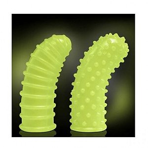Capa De Dedo G-spot Fosforescente K Gel