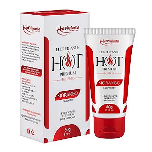 Lubrificante Hot Premium Beijável 60g La Pimienta - Morango
