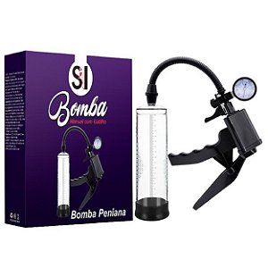 Bomba Peniana Manual 2 Com Medidor De Pressão Si Sexy Import
