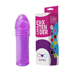 Capa Peniana Extender Colors 15cm Soulsex Sex Shop - Roxo
