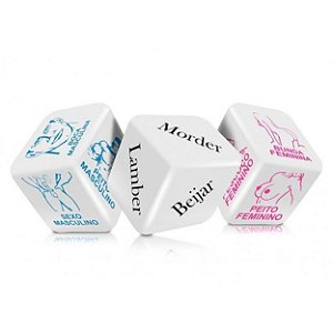 Jogo Toque Do Cupido Para Casal Com 3 Dados Eróticos Sexy Fantasy