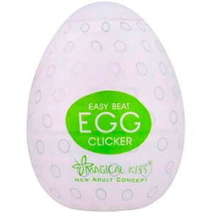 Egg Masturbador Unissex Unitário Magical Kiss - Clicker
