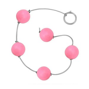 Bolinha Tailandesa Média Com Dado Linha Diversão êxtase - Rosê
