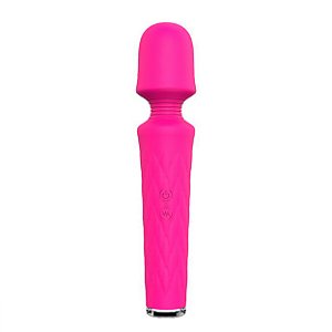 Vibrador Varinha Massageadora Recarregável Luna Lf Import - Pink