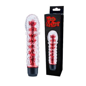 Vibrador Estilo Personal Com Capa Texturizada Lf Import - Vermelho