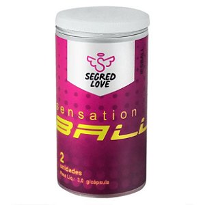 Sensation Ball Capsula De óleo Para Massagem 2 Unidades Segred Love
