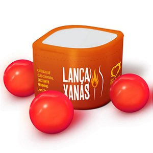 Lança Xanas Cápsula Excitante Feminino Com 3 Unidades Sexy Fantasy